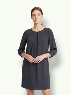 H&M Charcoal Crewneck Shift Dress